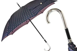 Design esclusivo ombrello con manico argento placcato