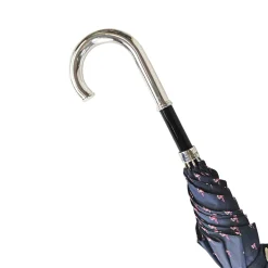 Design esclusivo ombrello con manico argento placcato