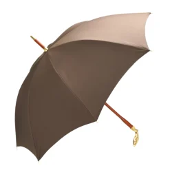 Double Cloth Men's Umbrella - 24K Goldplated handle