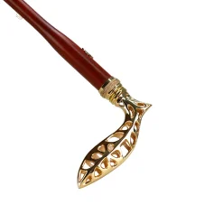 Double Cloth Men's Umbrella - 24K Goldplated handle