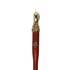 Double Cloth Men's Umbrella - 24K Goldplated handle