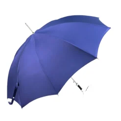 Elegant men's umbrella with silverplated 925 handle