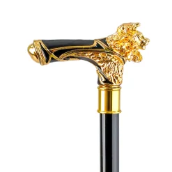 Elegant Umbrella with Gold-Plated Lion Handle – Limited Edition