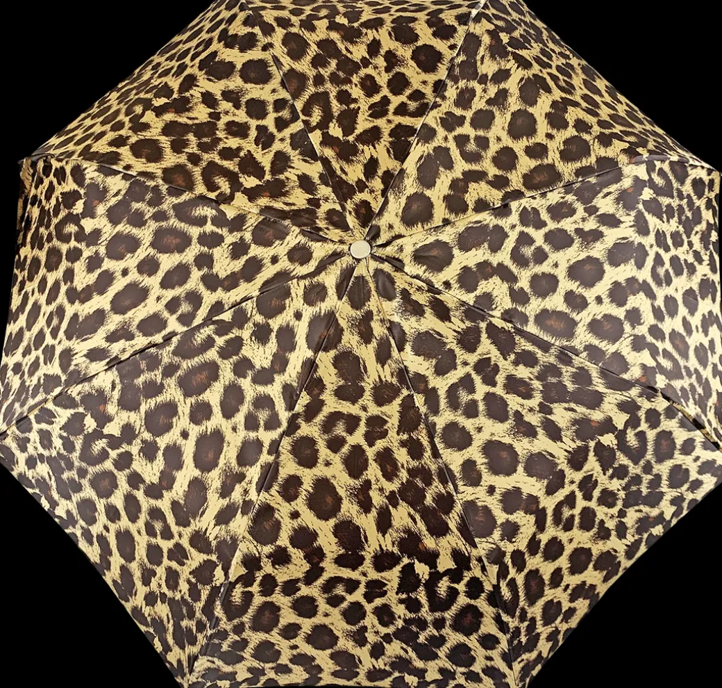 Elegante disegno leopardo con impugnatura filigrana