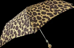 Elegante disegno leopardo con impugnatura filigrana