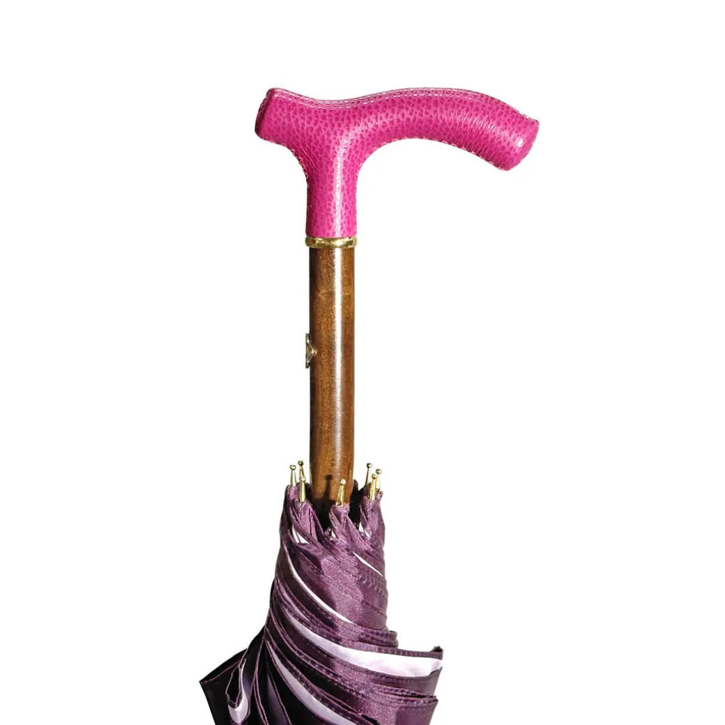 Elegante e fantasioso ombrello da donna - fatto a mano in Italia