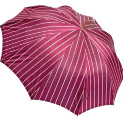 Elegante ombrello - Manico Dobermann placcato oro 24K
