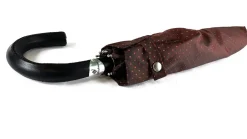 Elegante Ombrello a pois Bordeaux