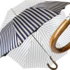 Elegante ombrello blu e grigio a righe - Esclusivo ilMarchesato