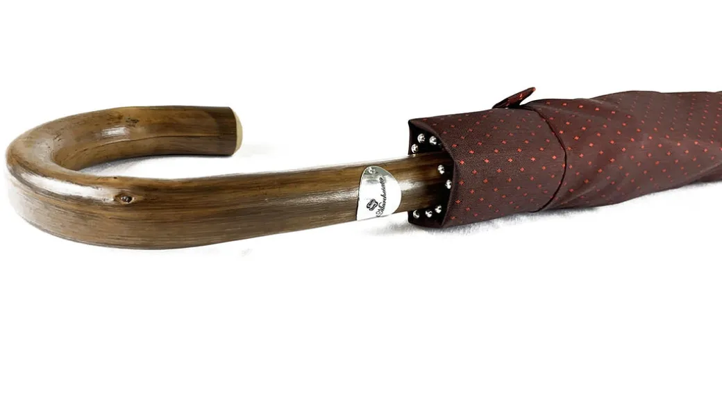 Elegante ombrello bordeaux Automatico