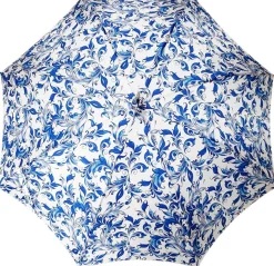 Elegante ombrello da sole Con motivo ghirigoro Su Sfondo Bianco