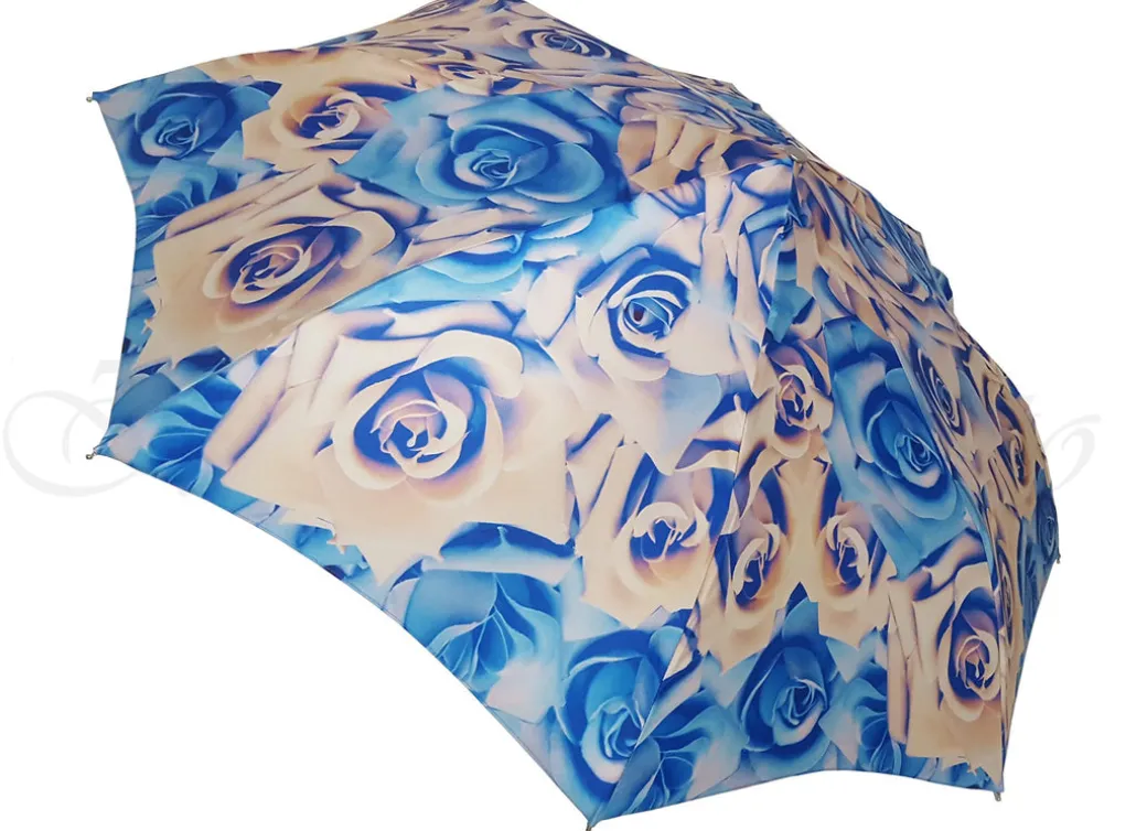 Elegante ombrello pieghevole da donna