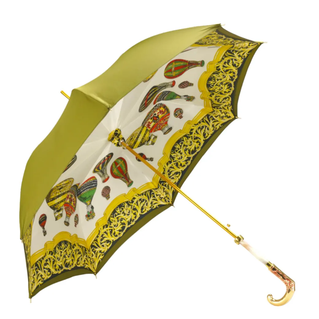 Elevated Elegance: Exclusive Hot Air Balloon Design Umbrella with Gold