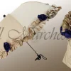Esclusivo ombrello con rose blu