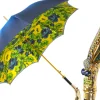 Exclusive Italian Artisan Umbrella with Exquisite Hand-Painted Dragonf