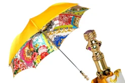 Exclusive Italian collection with gold plated rainbow handle