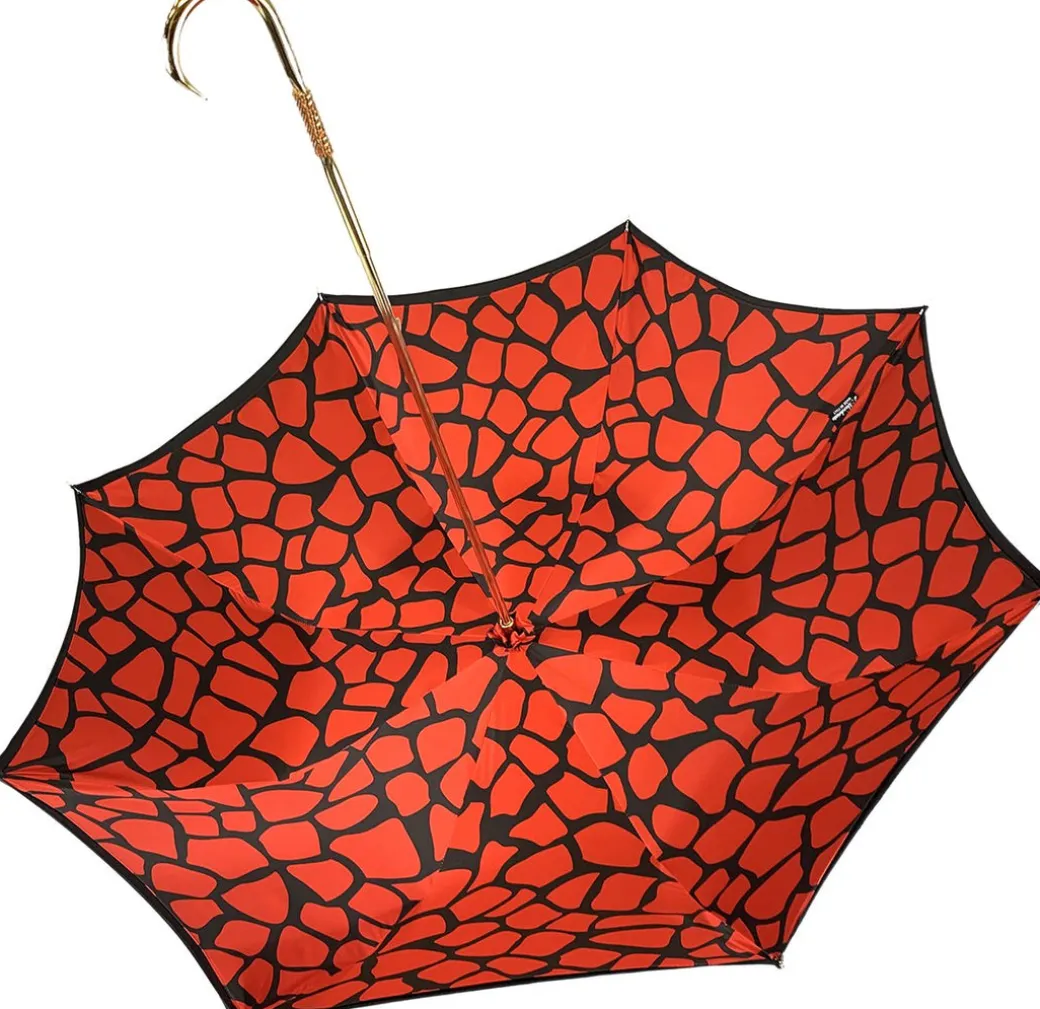 Fantasia giraffa nera e rossa interno