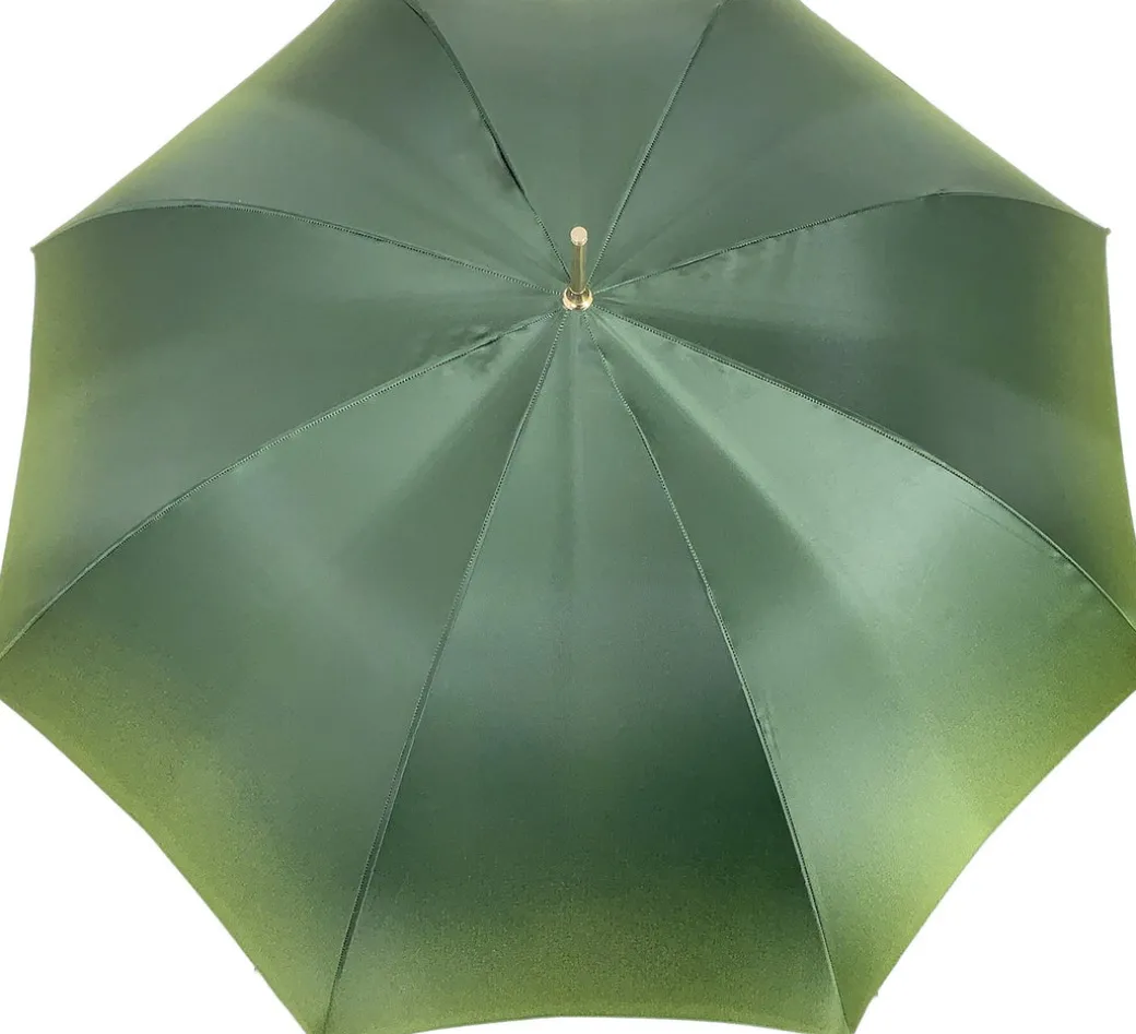 Fantastico ombrello con catena e fiori con doppio tessuto, design escl