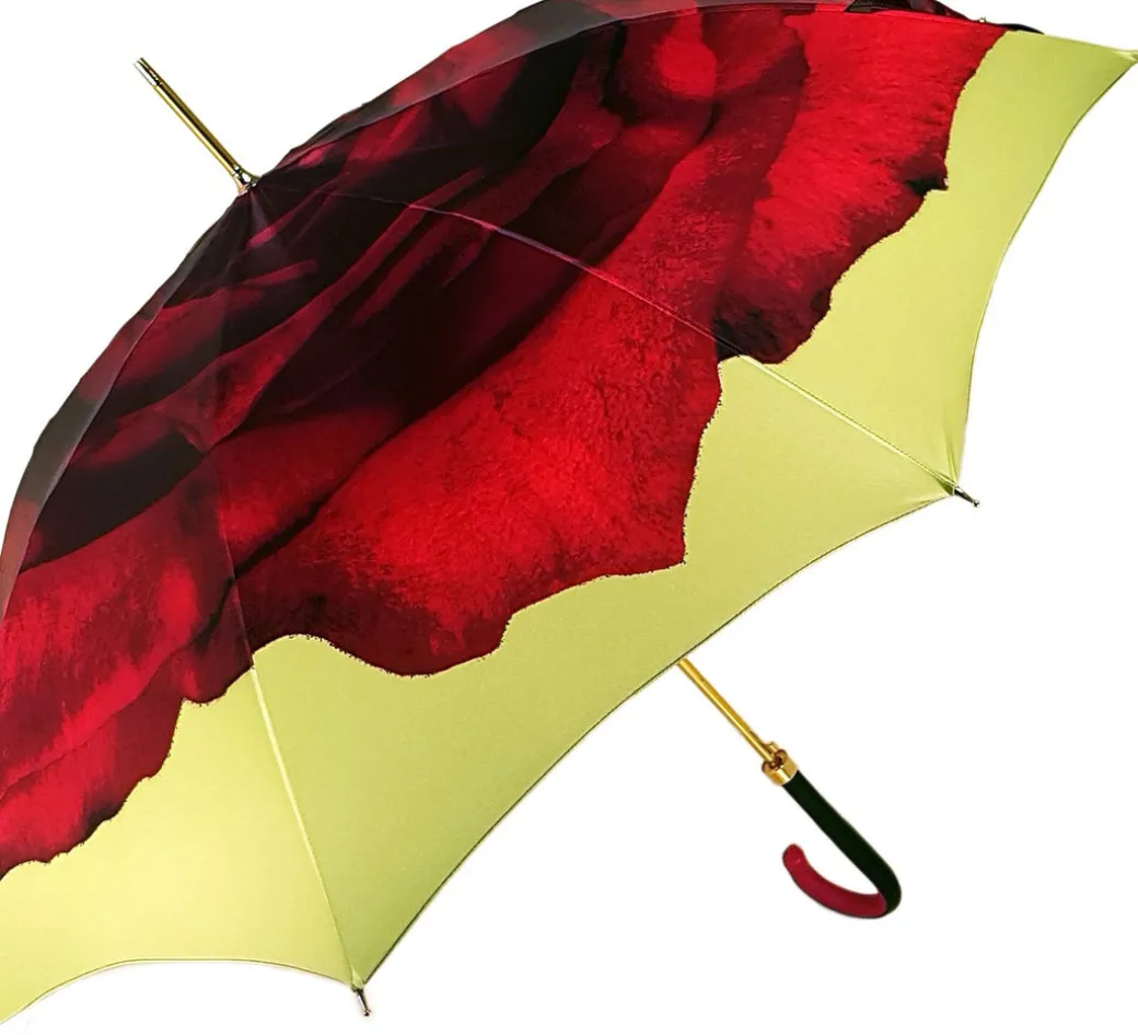 Fantastico ombrello rosa rossa