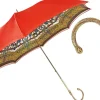 Fantastico ombrello rosso con stile egiziano