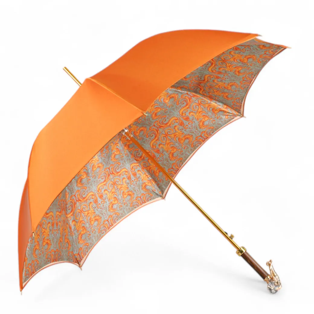 Golden Elephant Umbrella for a Bold and Exotic Look