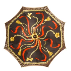 Golden Touch Umbrellas: Exquisite Artisan-Made Canopies with Crystal-A