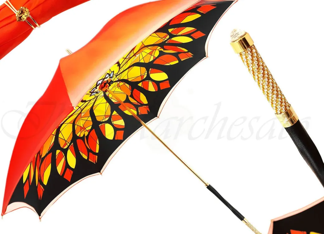 il Marchesato le signore Di lusso Jewelry Double Cloth Umbrella