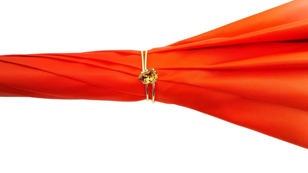 il Marchesato le signore Di lusso Jewelry Double Cloth Umbrella