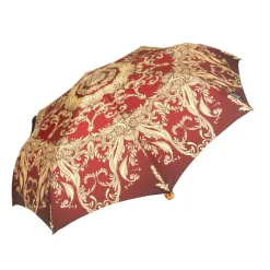 Il Marchesato ombrelli Burgundy crown design - Mylord red stones Handl