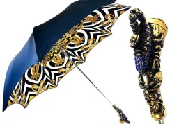 Impugnatura esclusiva con scorpione dorato 24K e abbellito con cristal
