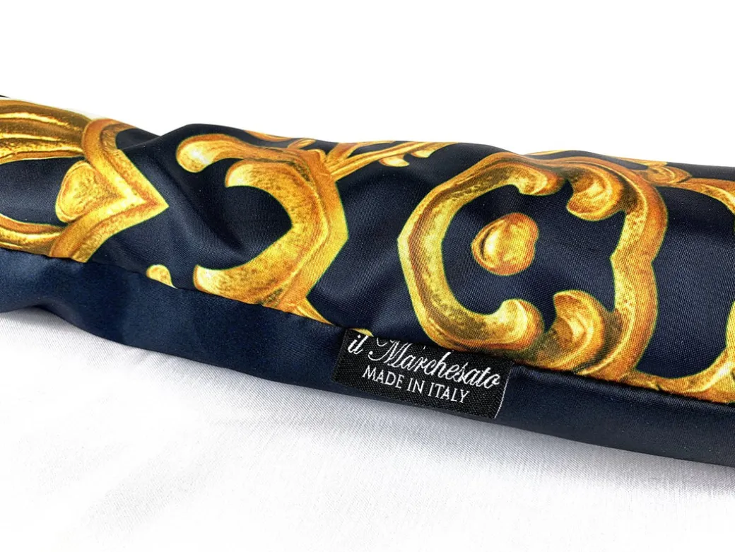 Impugnatura esclusiva con scorpione dorato 24K e abbellito con cristal