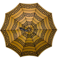 Italian Greek Design with Leather handle Umbrella