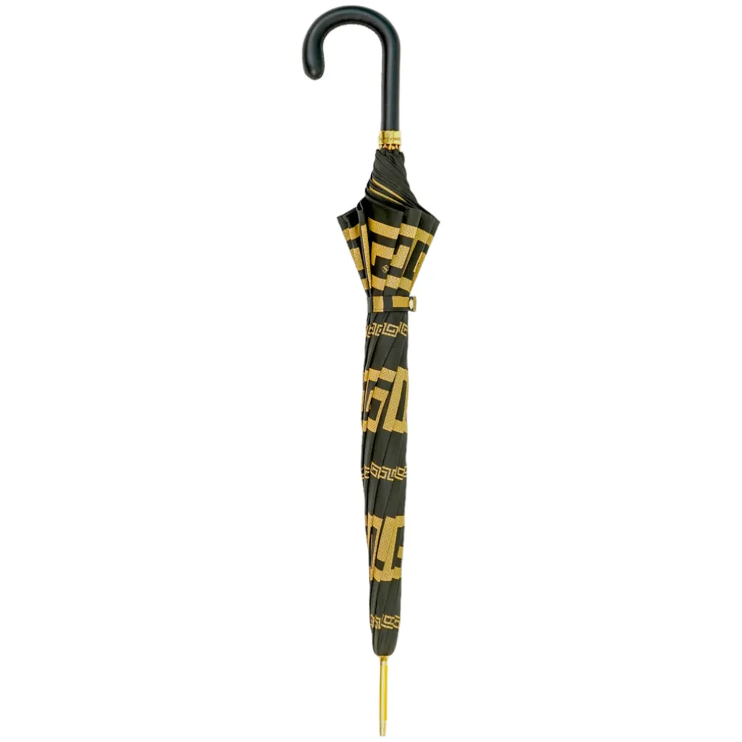Italian Greek Design with Leather handle Umbrella