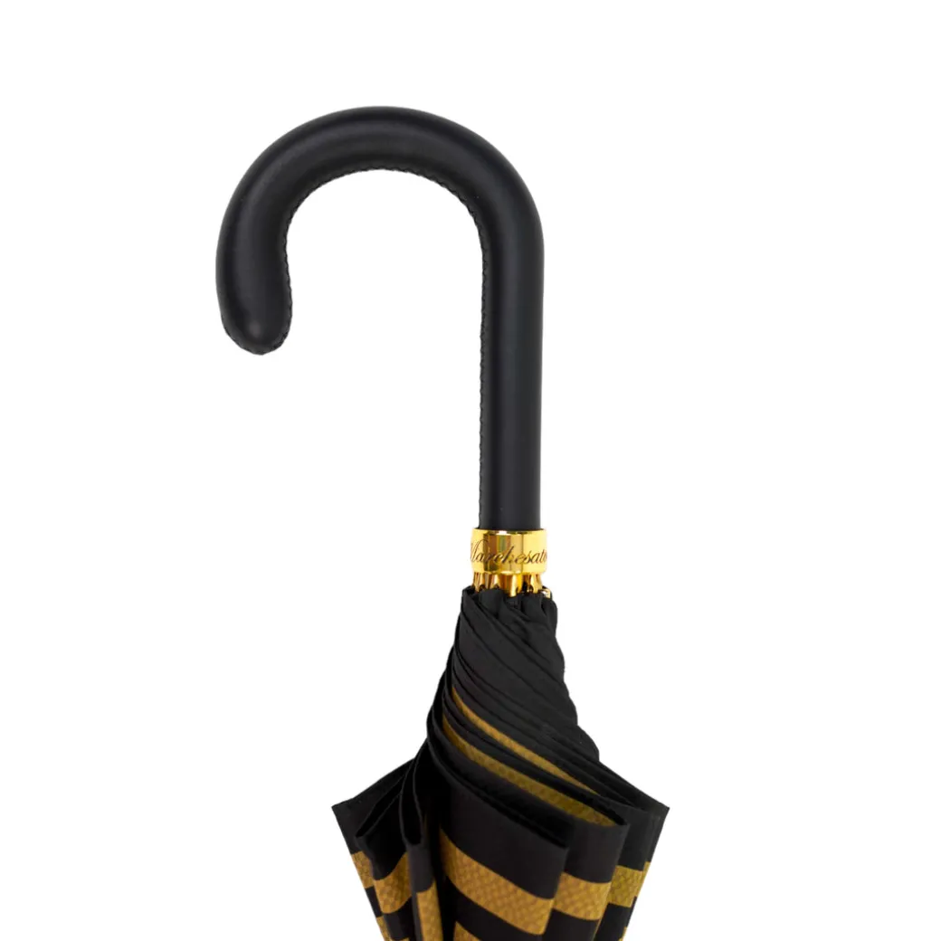 Italian Greek Design with Leather handle Umbrella