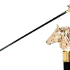 24K Horse Walking stick