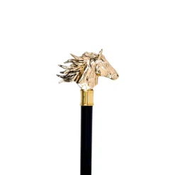 24K Horse Walking stick