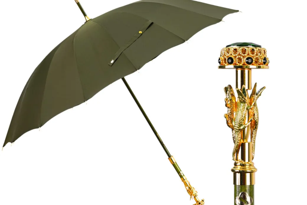 LIMITED COLLECTION - ilMarchesato exclusive 24K crocodile handle