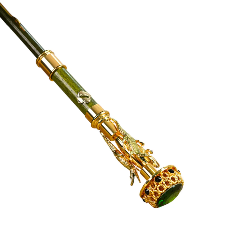 LIMITED COLLECTION - ilMarchesato exclusive 24K crocodile handle