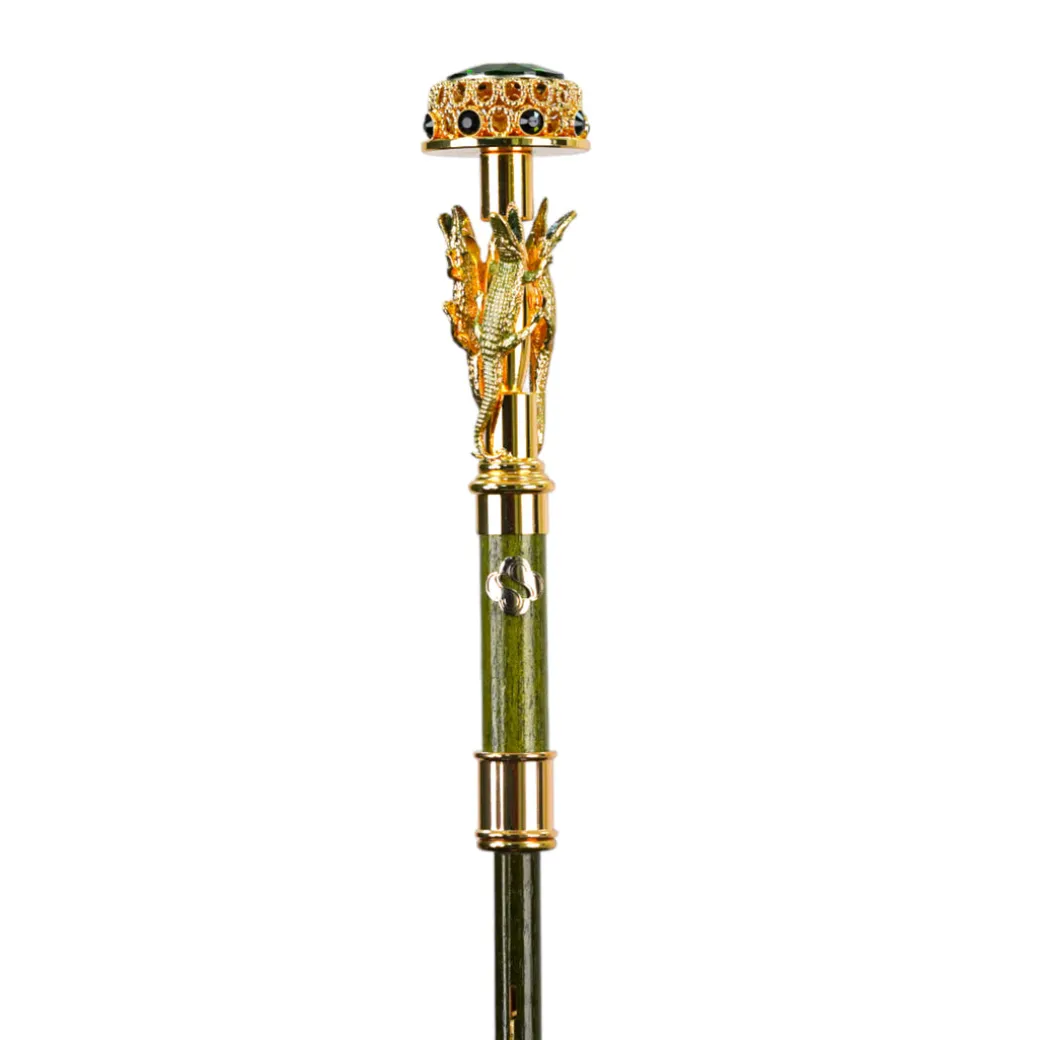 LIMITED COLLECTION - ilMarchesato exclusive 24K crocodile handle