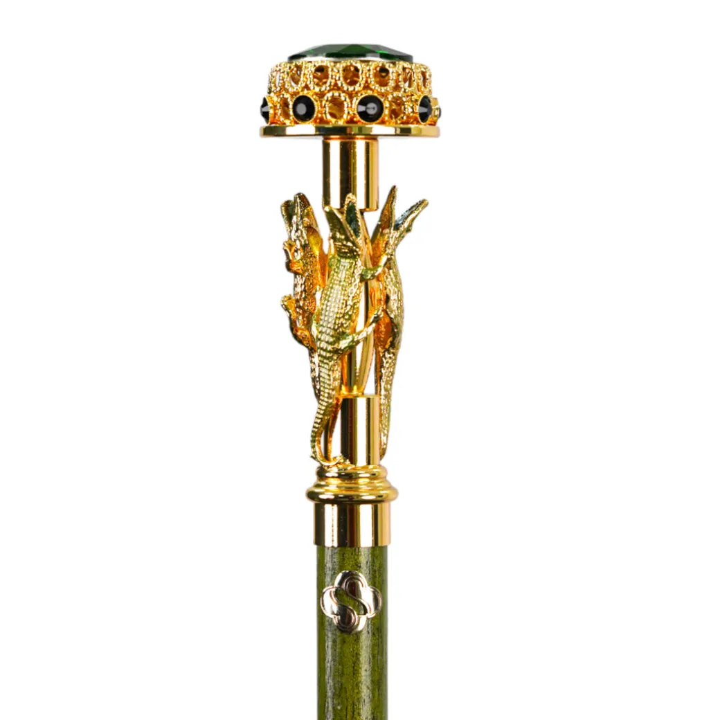 LIMITED COLLECTION - ilMarchesato exclusive 24K crocodile handle