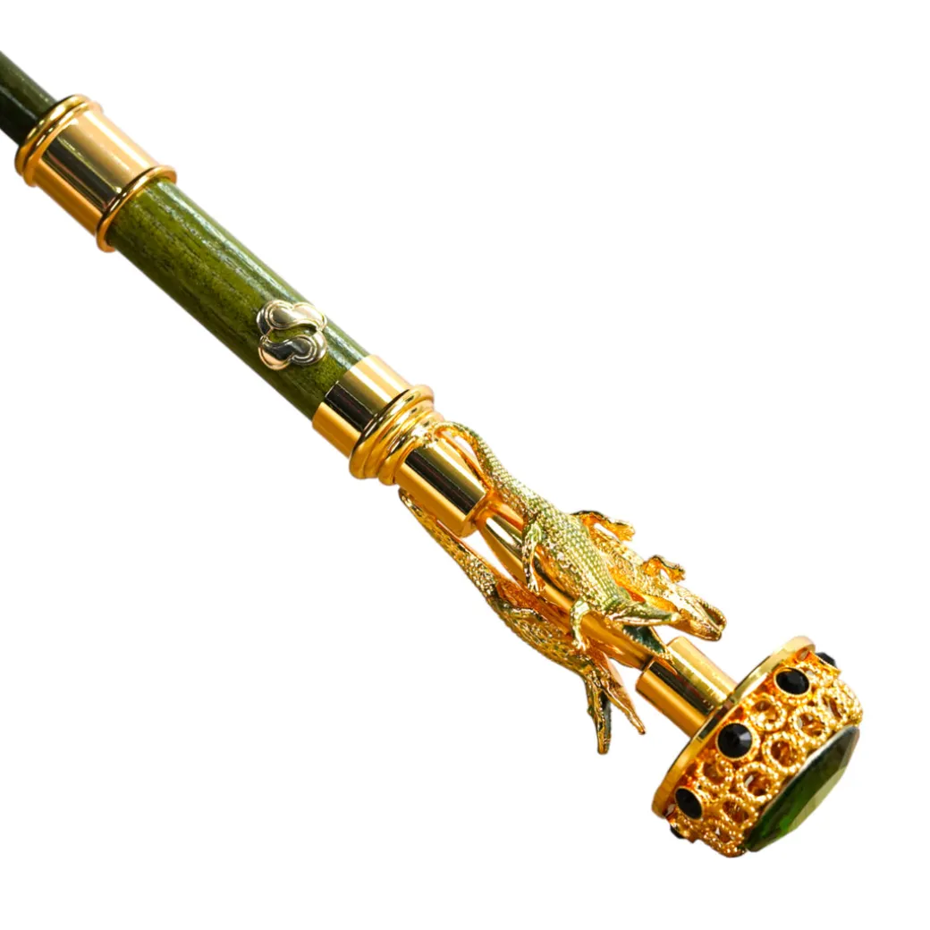 LIMITED COLLECTION - ilMarchesato exclusive 24K crocodile handle