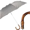 Luxury Foldable Umbrella with Bamboo Handle and Distinctive Designs