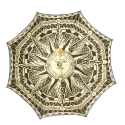 Luxury in Rain: Handmade Umbrellas featuring 24K Gold-Plated Crystal H