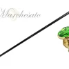 Milord Canne con grande cristallo smeraldo