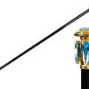 Oceanic Elegance: Exclusive Walking stick with Aquamarine Teardrop Cry