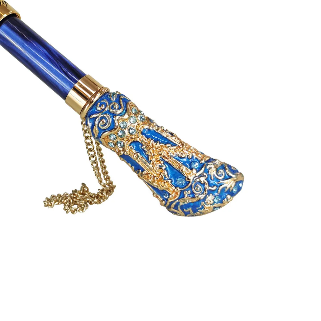 Ombrello azzurro fine ed elegante