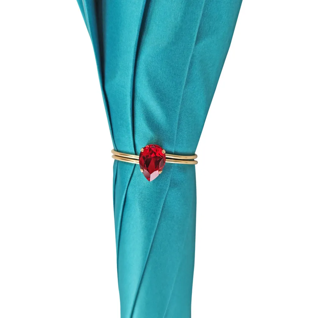Ombrello azzurro fine ed elegante