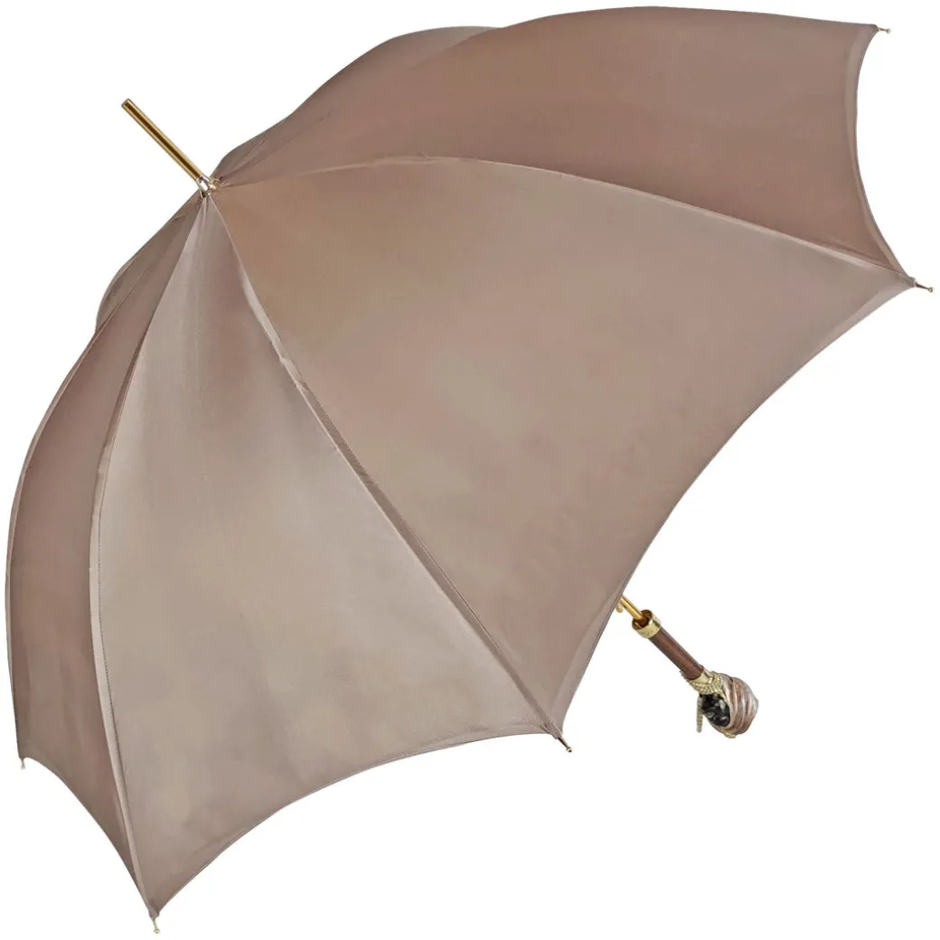 Ombrello azzurro fine ed elegante
