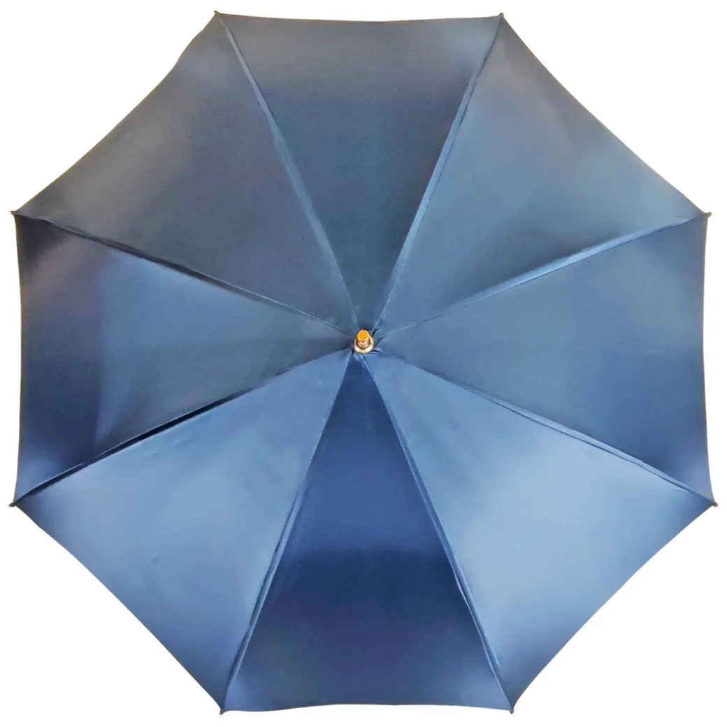 Ombrello azzurro fine ed elegante