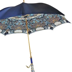 Ombrello azzurro fine ed elegante
